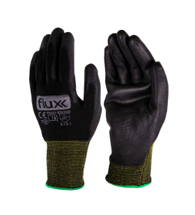 Luva Poliuretano Preta 7 Flux