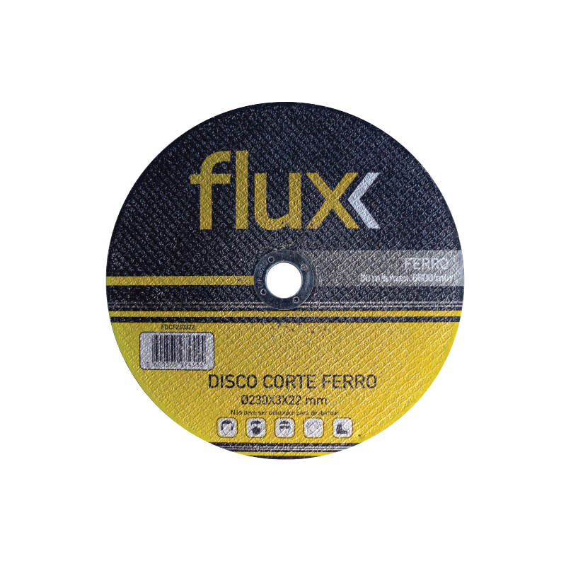 Disco Corte Ferro 115x2x22mm Flux