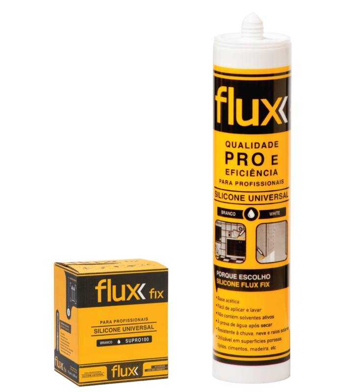 Silicone SUPRO100 Branco,280ml Flux