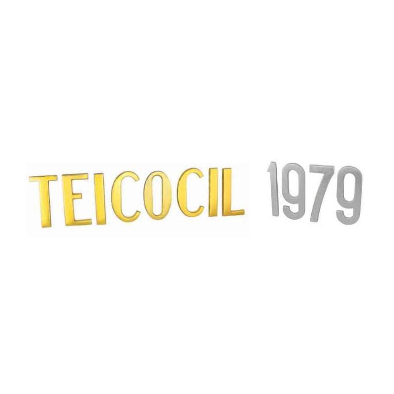 Numero 3 10Cm Alumínio Dourado Para Chumbar - Teicocil
