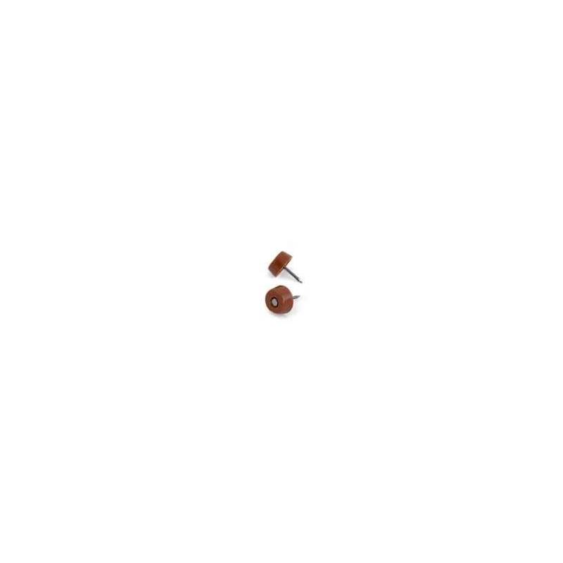 Suporte Prateleira Com Prego Castanho Blister 4Un - Teicocil