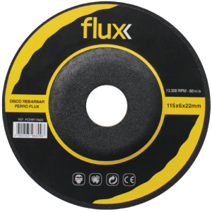 Disco Rebarbar Ferro 115mm Flux