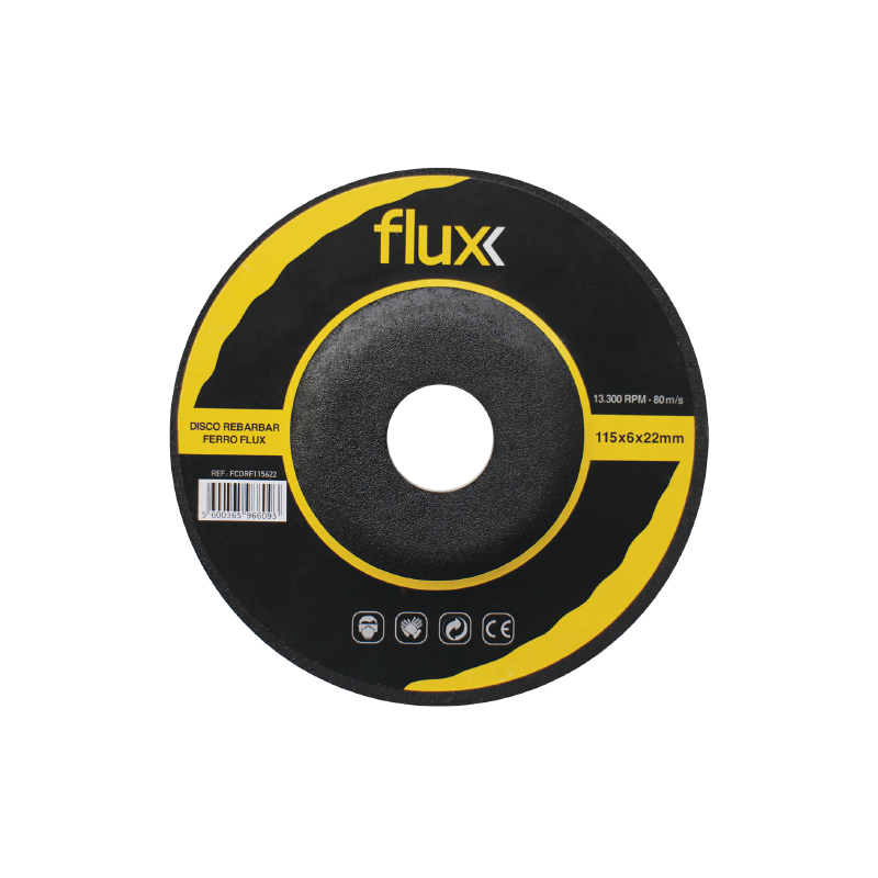 Disco Rebarbar Ferro 115mm Flux