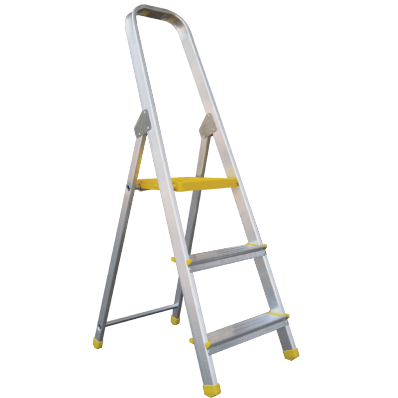 Escadote Alumínio 2 Degraus Flux