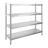 Estante inox 4 Prateleiras 1800x500x1550 SUPER STAR