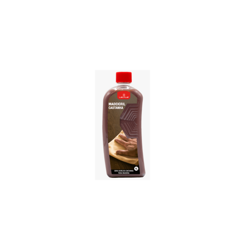 Cera Acrilica Madeira Castanha 500ml
