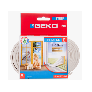Fita Calafetar Borr Dupla Perf "E" Bco 6m