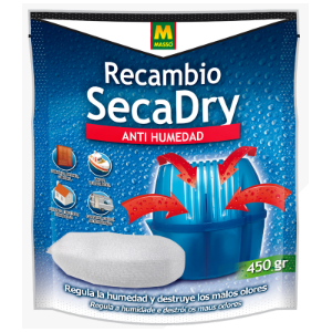 Recarga Desumidificador SECADRY 450Gr Cj3