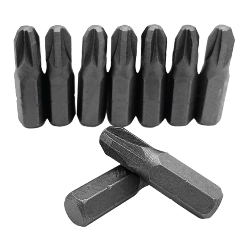 Conjunto 10 Bits Pozidrive 1x25mm Flux - 1x25mm - FC10BPZ125