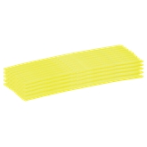 Conjunto 50 Fios Nylon Quadrados 4,0mm 30cm Flux - FC50FNQ4030
