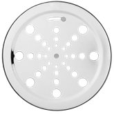 Grelha Redonda 15x15mm Aço Inox Flux - FGR1515AI
