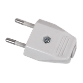 Ficha Monofasica Macho 10A Flux - FFMM10A