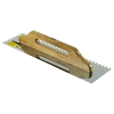 Talocha Dentada Inox Suisso Cabo Madeira 8x8 500x130mm Flux - 8x8 500x130mm - FTDISCM885013