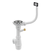 Sifao Simples Lava Louça 115mm Cesta Flux - FSSLL115C