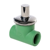 Válvula de Corte Cromada PPR 20mm x 3/4" Flux - 20mm - FVCCPPR2034 Válvula de Corte Cromada PPR 20mm x 3/4" Flux - 20mm - FVCCPPR2034