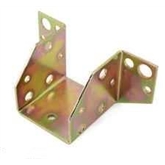 Estribo 42 2mm L60 60x60mm Zn Amarelo - Teicocil TEICOCIL - 20220400042
