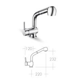 Torneira Monoc Banca Bc Ch.rt Cromado Print - Afj AFJ - 20190200156