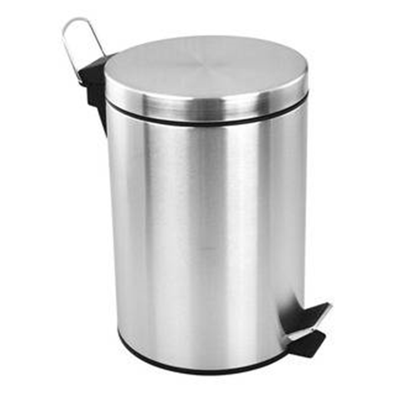 Balde Wc 8 Litros C/pedal Inox - Afj AFJ - 20200200052