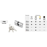 Cilindro Ref.790 54mm 27+27 Lat Crom - Teicocil TEICOCIL - 20200800041