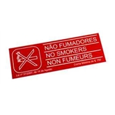 Placa Sinal Ref635 Nao Fumadores 55x160mm-teicocil TEICOCIL - 20210300233