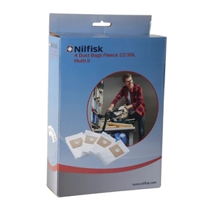 Saco Aspirador P/multi Ii 22l/30l Cj4 - Nilfisk NILFISK - 20210800126