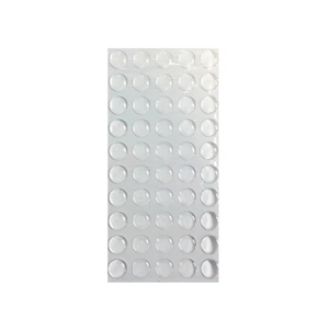 Batente Autocolante 10x3mm Transp Bl50 - Teicocil TEICOCIL - 20221200150