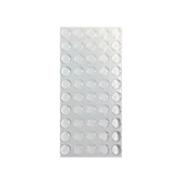 Batente Autocolante 10x3mm Transp Bl50 - Teicocil TEICOCIL - 20221200150