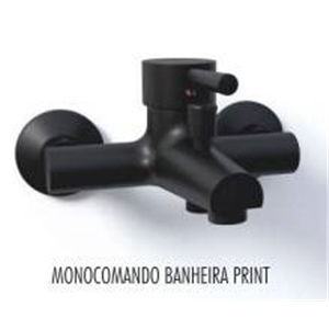 Torneira Monoc Banheira Print Preta - Afj AFJ - 20230200053