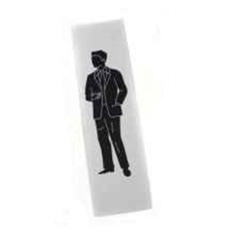 Placa Sinal Ref.112 Homem 165x45 Aluminio-teicocil TEICOCIL - 20230300135