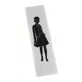 Placa Sinal Ref.112 Mulher 165x45 Alumini-teicocil TEICOCIL - 20230300165