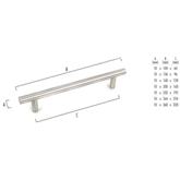Asa P/movel Ref.130 10x232x192mm Inox -teicocil TEICOCIL - 20230500024