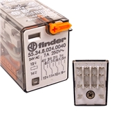 Relé 4 Inversores 7a Bobine 24vac 55.34.8.024.0040 FINDER - 8012823079424