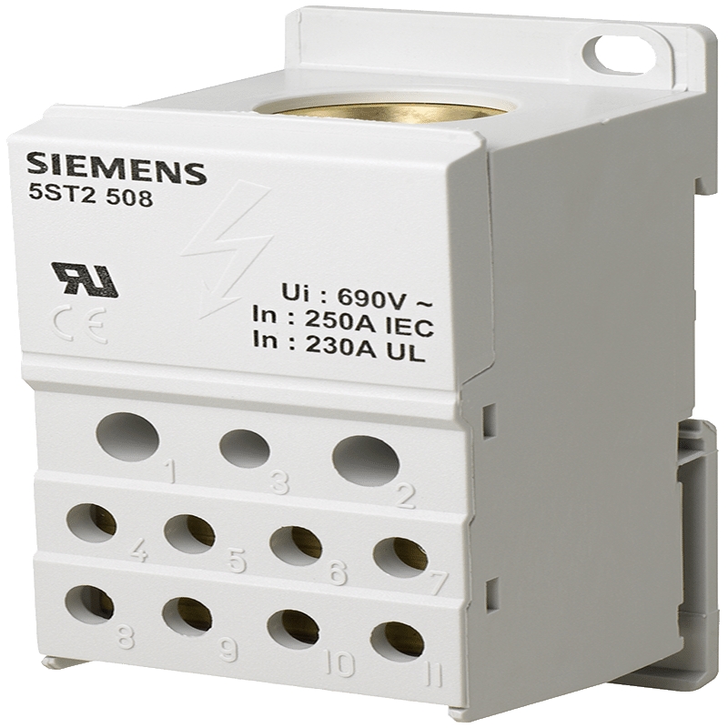 Barramento De Distribuição 1p 250a 690v 5st2508 SIEMENS - 9696969877612