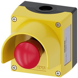 Botão De Emergência Com Caixa 2nf 3su1801-0nb00-2ac2 SIEMENS - 9696969879021