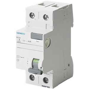 Interruptor Diferencial 1p+n 25a 300ma 5sv4612-0 SIEMENS - 9696969877534