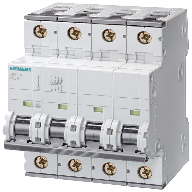 Disjuntor 4p 63a - C 6ka 5sy6463-7 SIEMENS - 9696969877551