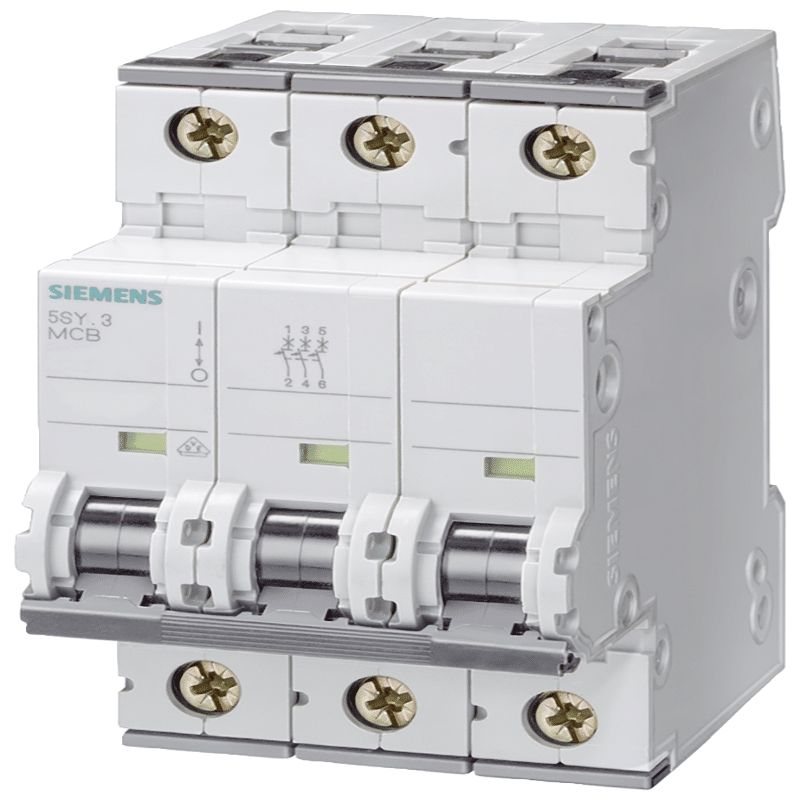Disjuntor 3p 63a - C 6ka 400v 5sy6363-7 SIEMENS - 9696969877549
