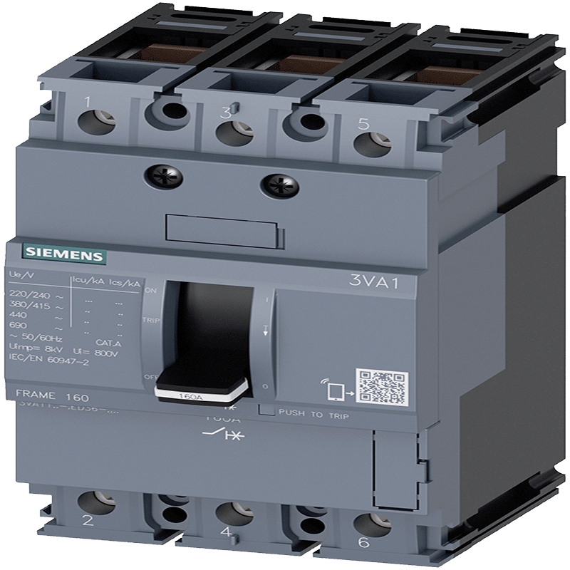 Disjuntor 3p 160a 25ka 400v 3va1116-3ed36-0aa0 SIEMENS - 9696969877583