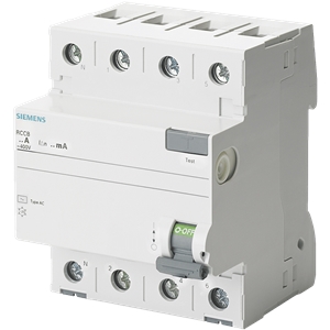 Interruptor Diferencial 3p+n 63a 300ma 400v 5sv4646- SIEMENS - 9696969877539