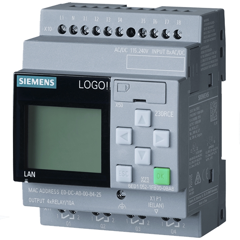 Plc Logo 8 230vac 8di/4do 6ed1052-1fb08-0ba0 SIEMENS - 9696969878868