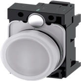 Sinalizador Luminoso 22mm Branco 230v Ac 3su1106-6aa SIEMENS - 9696969879031