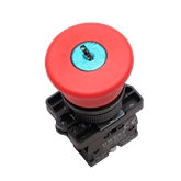 Botão De Emergência Cogumelo 1nf Com Chave Bz-01za GEWEST - 9696969880347