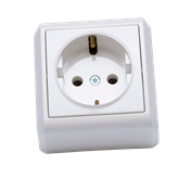 Tomada Shuko Branco Vera Ref. 90681008 VIKO by Panasonic - 9696969879156