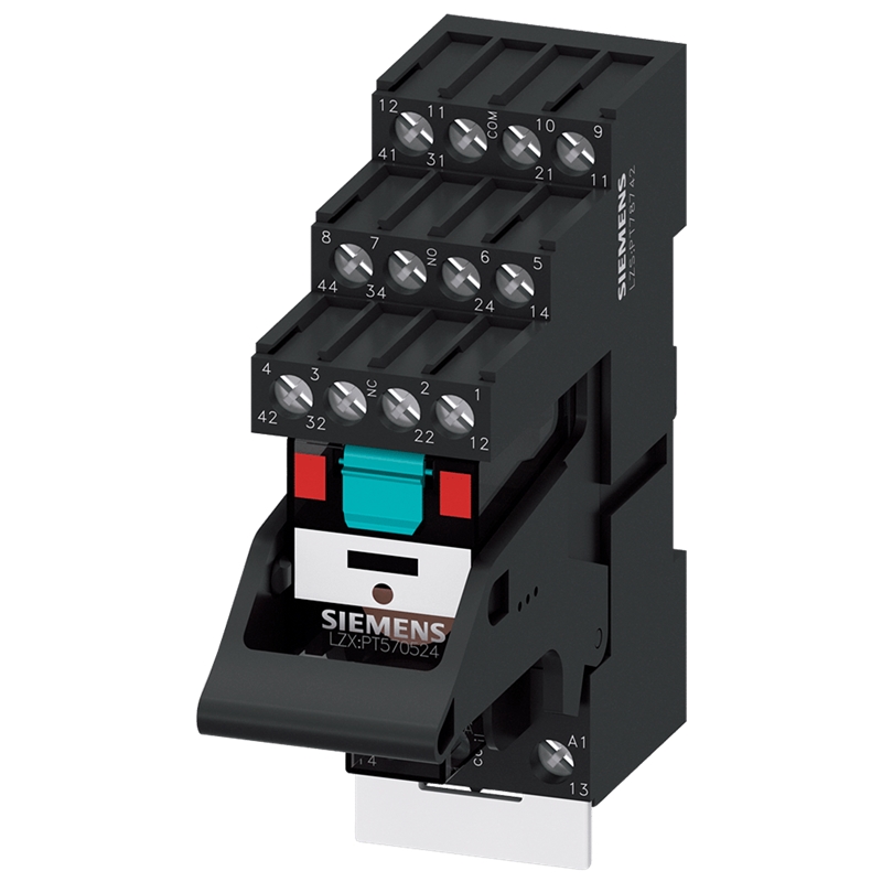 Sie-base + Rele Plug-in 4/cont 24v Ac Lzs:pt5b5r24 SIEMENS - 9696969880761