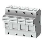 Seccionador Porta Fusíveis Cilindricos 14x51mm 3p+n  SIEMENS - 9696969877560