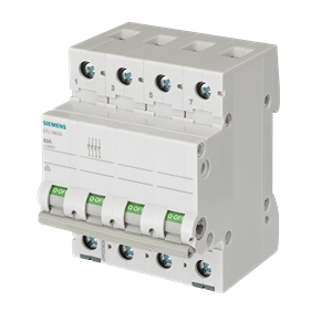 Interruptor Modular 4p 80a 400v 5tl1480-0 SIEMENS - 9696969877578