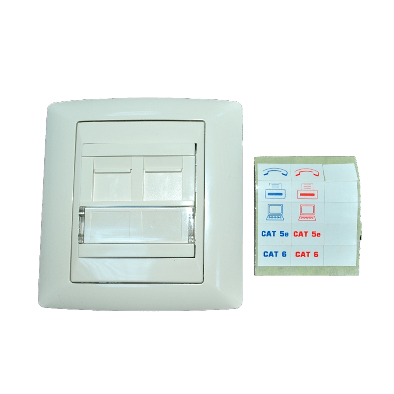 Tomada Rj45 70450 Marfi 2 Saídas Com Espelho Sem Cone EFAPEL - 5603011046118