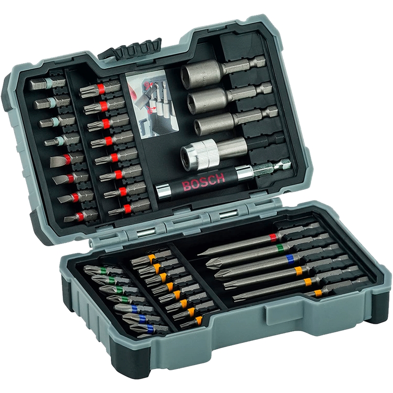 Conjunto De Pontas E Soquetes Para Parafusar Com 43 Pe BOSCH - 9696969880905