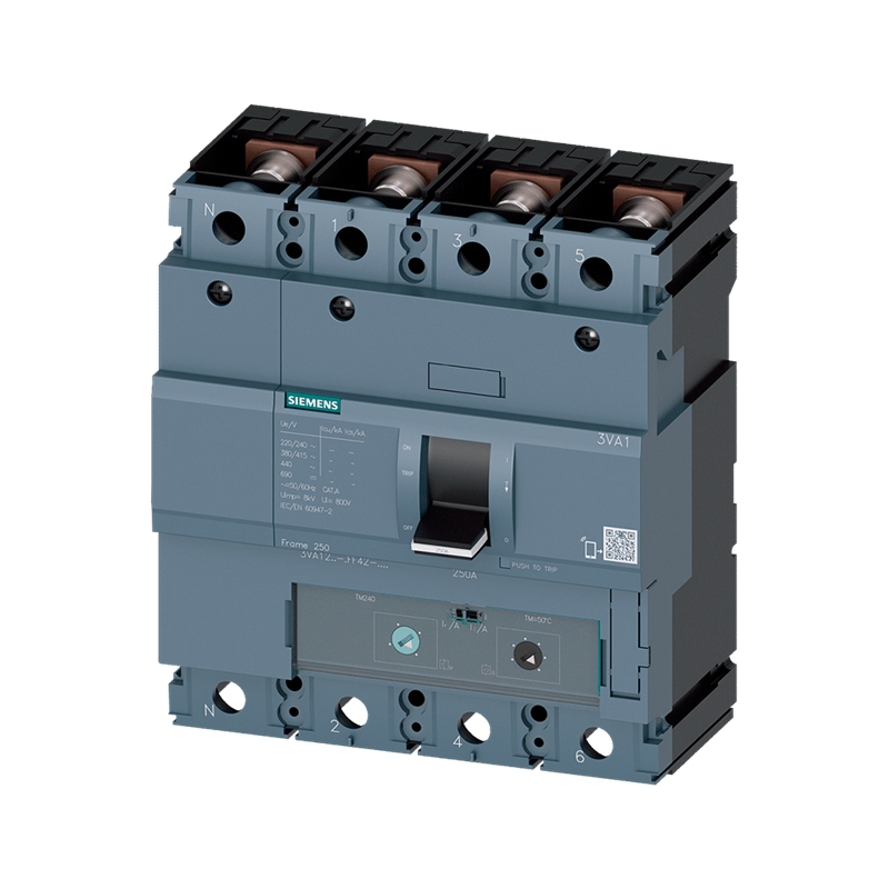 Disjuntor 4p 200a 36ka 3va1220-4gf42-0aa0 SIEMENS - 9696969877585