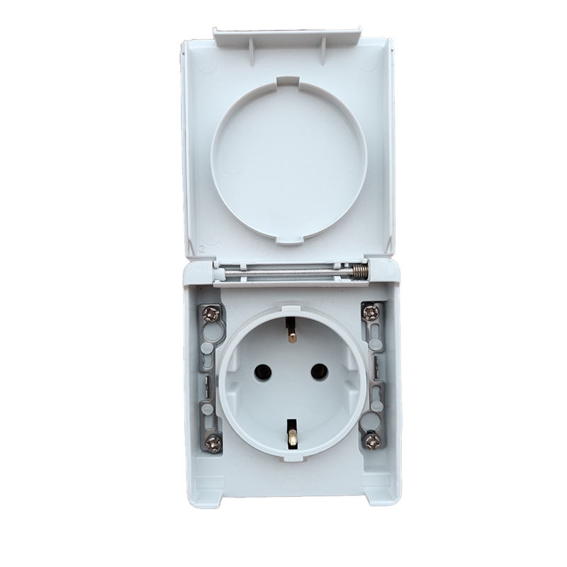 Tomada Shuko Cinzento Estanque Ref. 4813 VIKO by Panasonic - 5603011020262